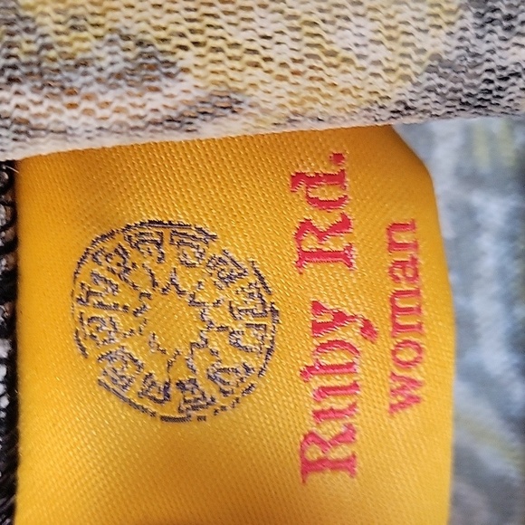 Ruby Rd Sheer Floral Duster - Picture 2 of 12